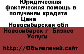 Юридическая,фактическая помощь в получении кредита › Цена ­ 10 000 - Новосибирская обл., Новосибирск г. Бизнес » Услуги   